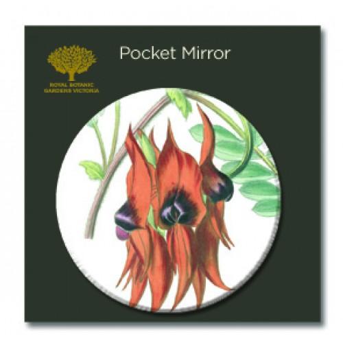 Pocket Mirror Sturts Desert Pea