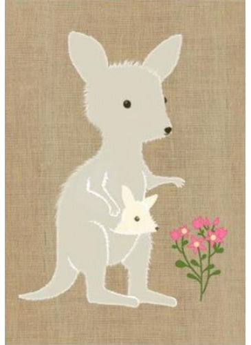Card Cute Kangaroo Joey Gillian Mary