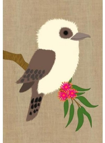 Card Cute Kookaburra Gillian Mary